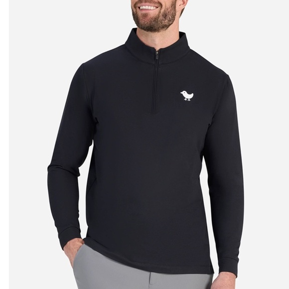 Bad Birdie Velocity Quarterzip - Black - Picture 1 of 8